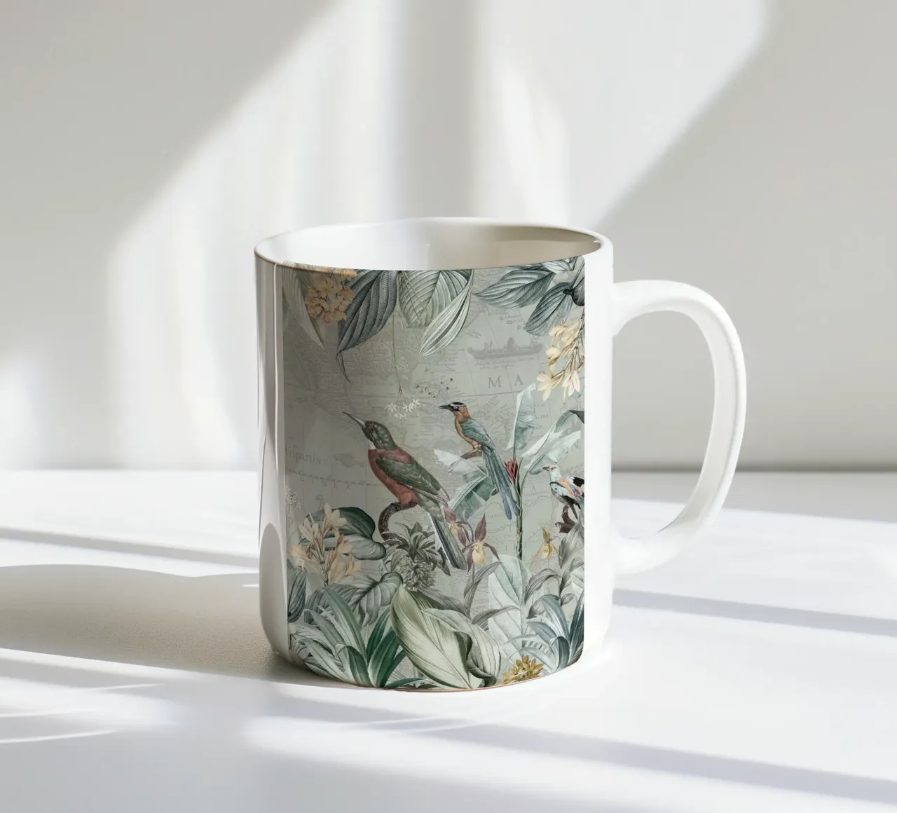 Pesci Re d'epoca ai tropici 1 tazza in ceramica da Vintage World - Uta Naumann