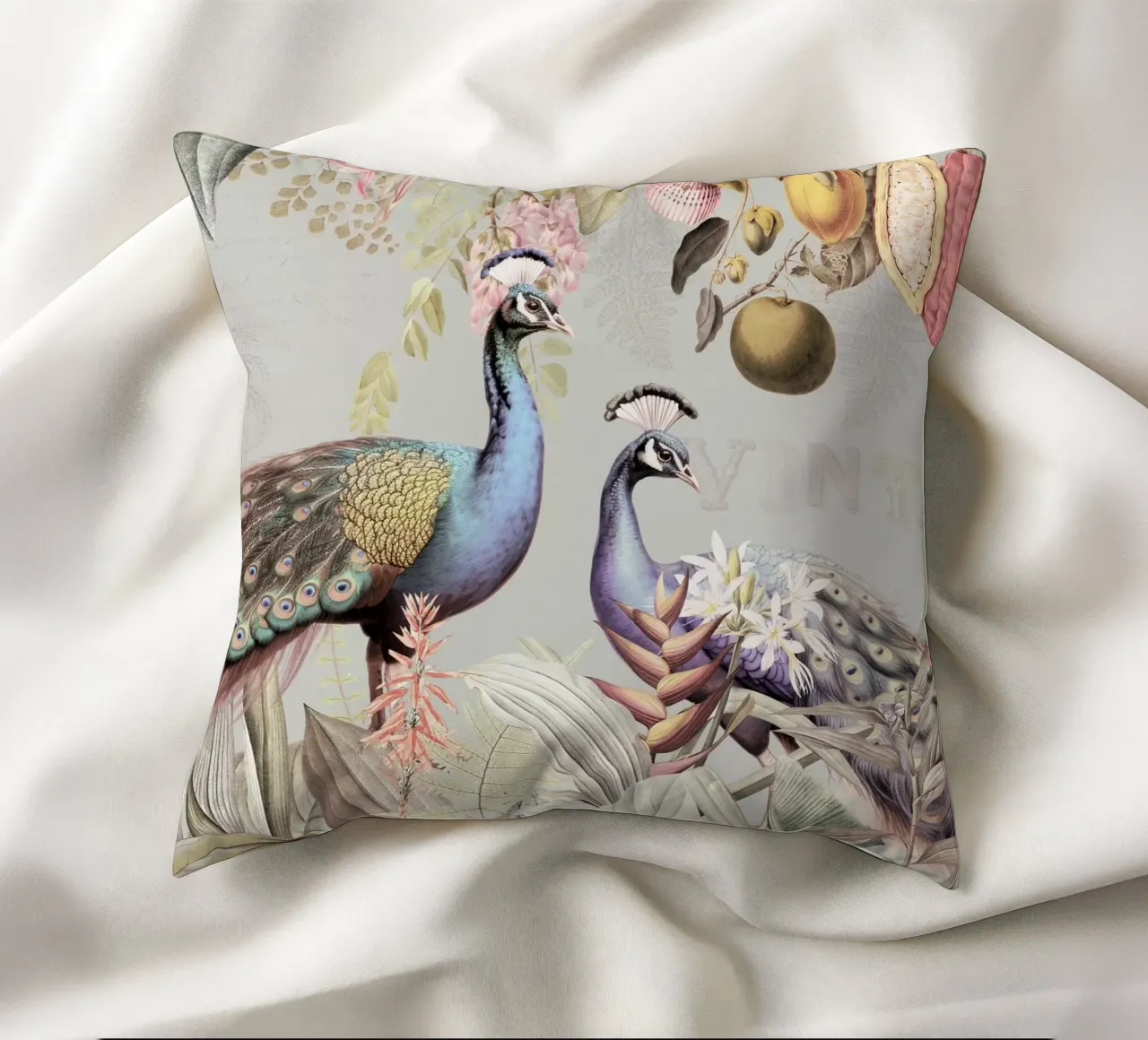 Piume esotiche in Paradiso 2 cuscino da Vintage World - Uta Naumann