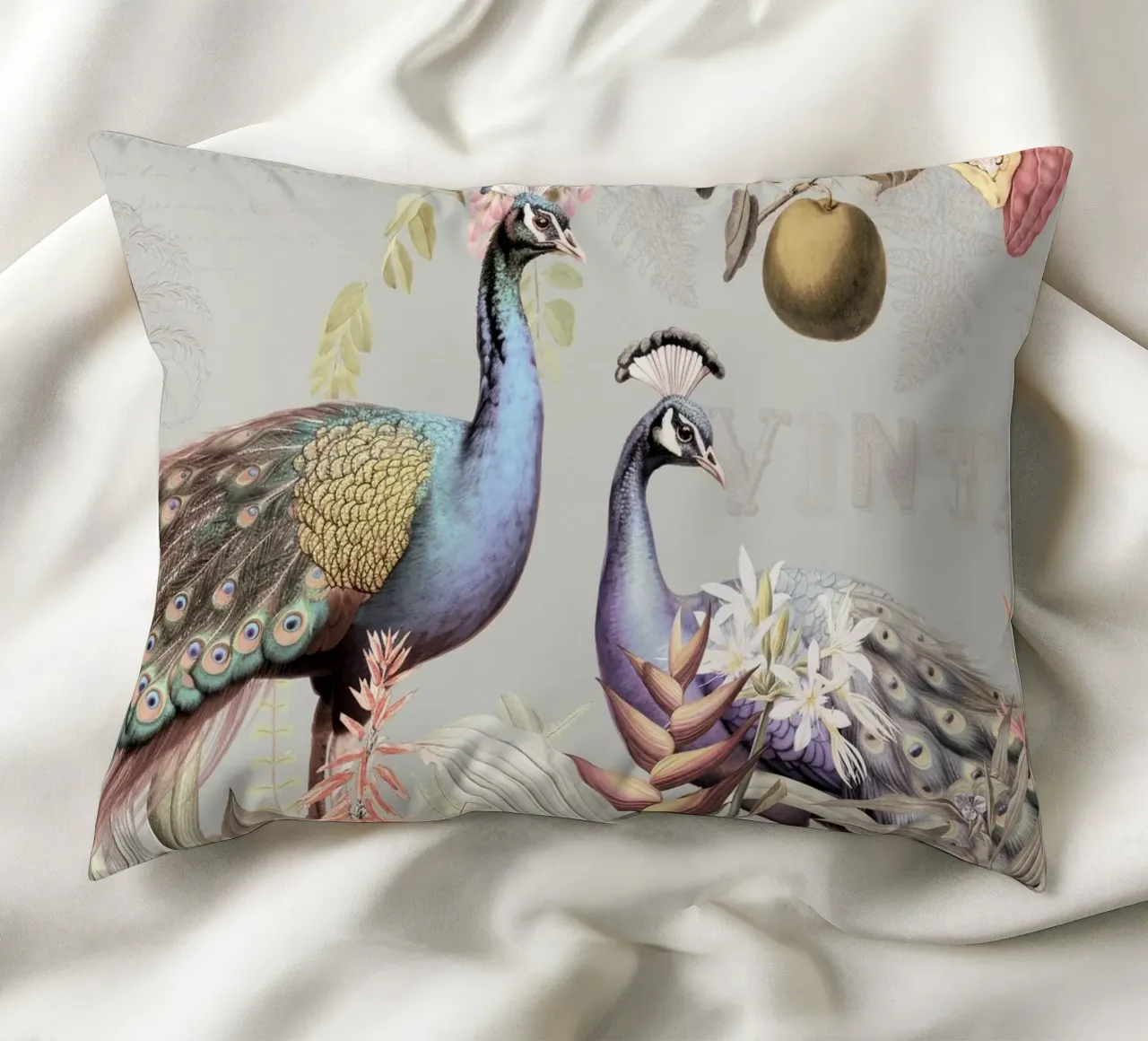 Piume esotiche in Paradiso 2 cuscino da Vintage World - Uta Naumann