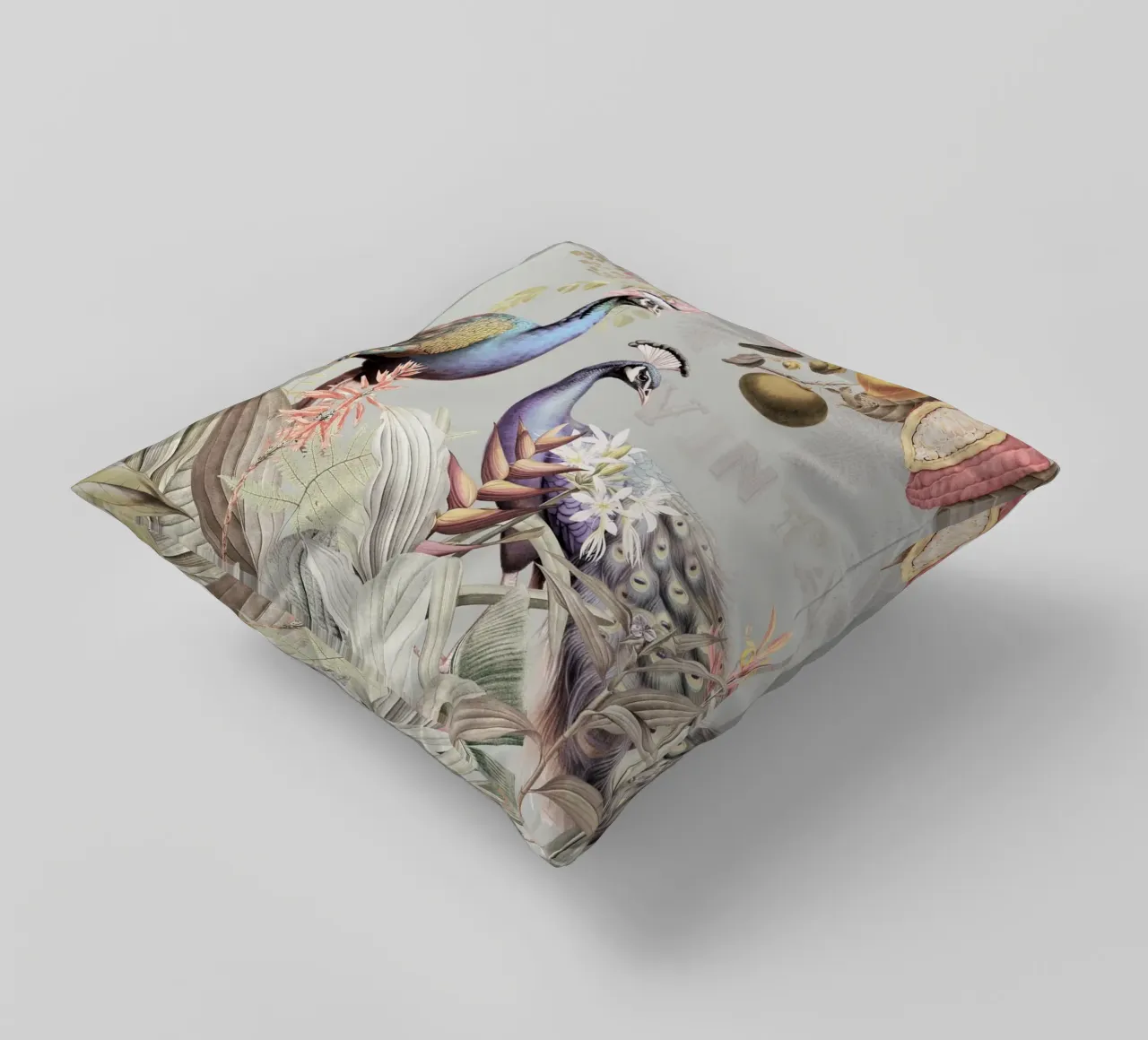 Piume esotiche in Paradiso 2 cuscino da Vintage World - Uta Naumann
