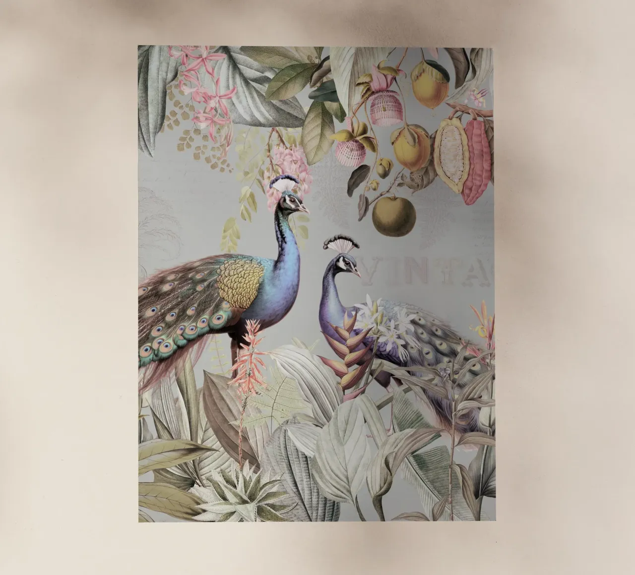 Piume esotiche in Paradiso 2 pellicola backlit da Vintage World - Uta Naumann