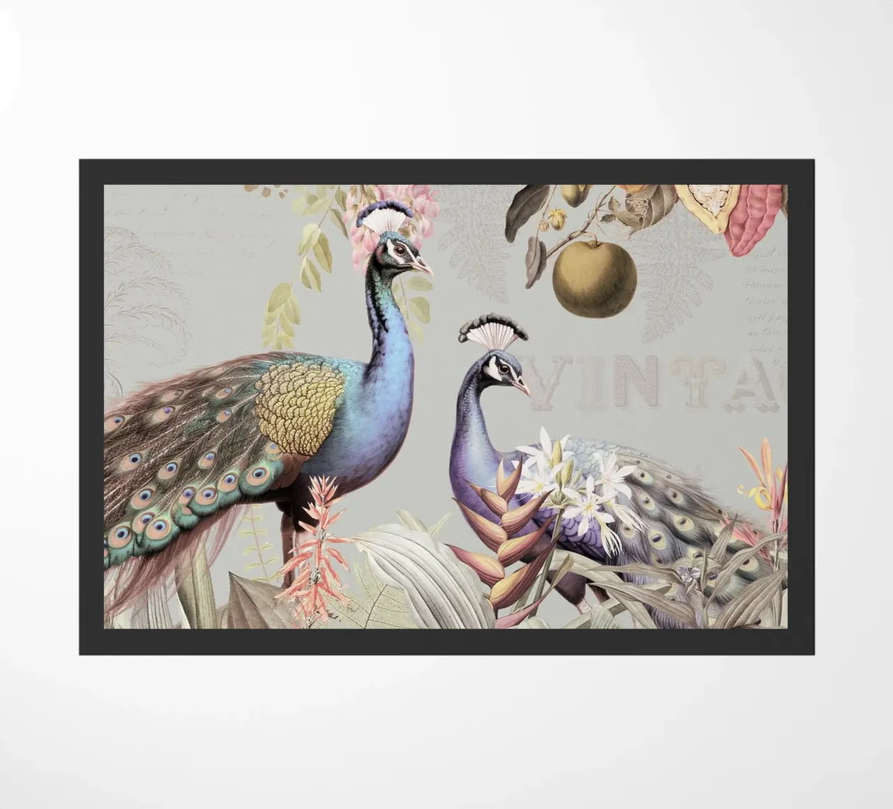 Piume esotiche in Paradiso 2 zerbino da Vintage World - Uta Naumann