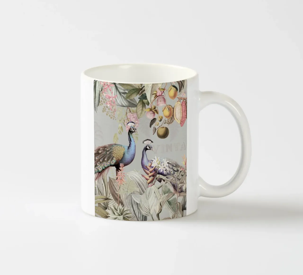 Piume esotiche in Paradiso 2 tazza in ceramica da Vintage World - Uta Naumann