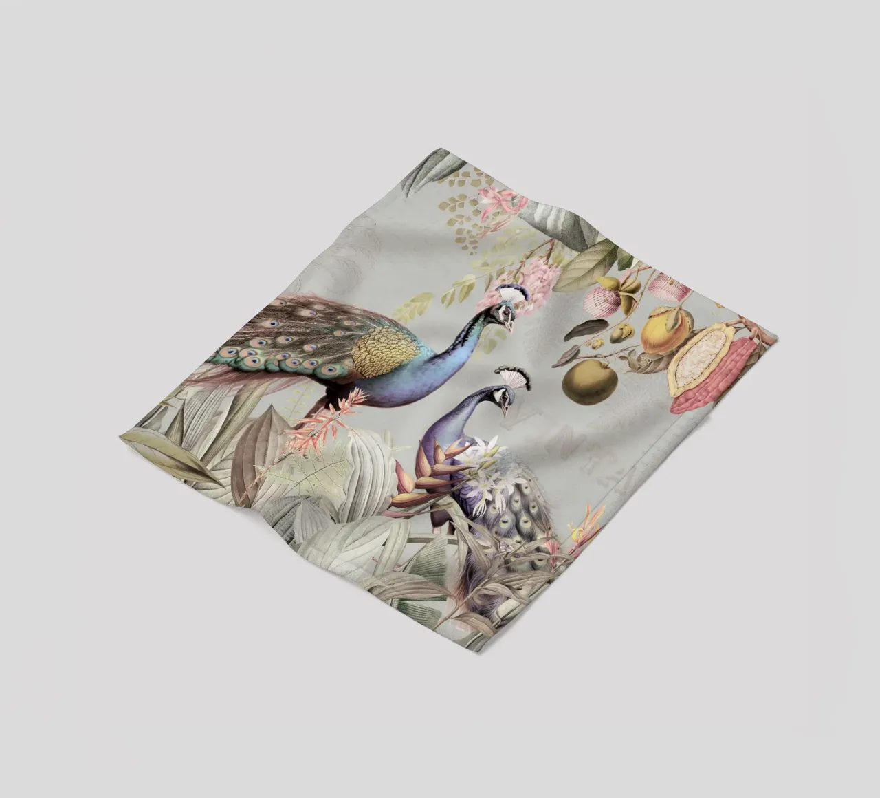 Piume esotiche in Paradiso 2 coperta in pile da Vintage World - Uta Naumann