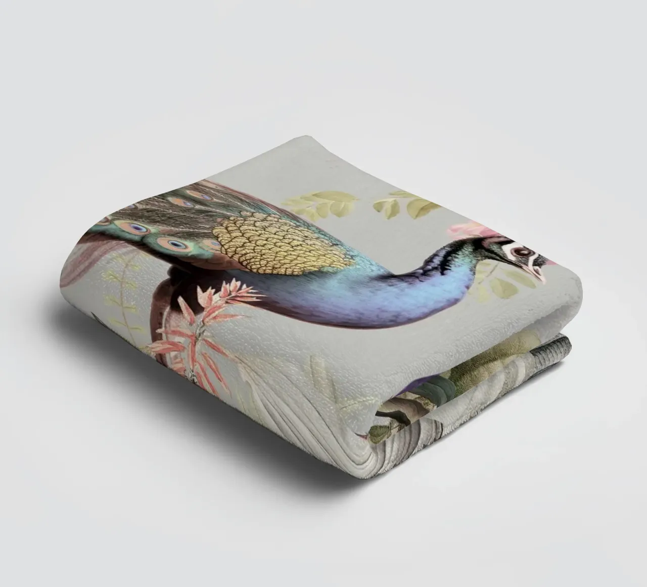 Piume esotiche in Paradiso 2 asciugamano da bagno da Vintage World - Uta Naumann