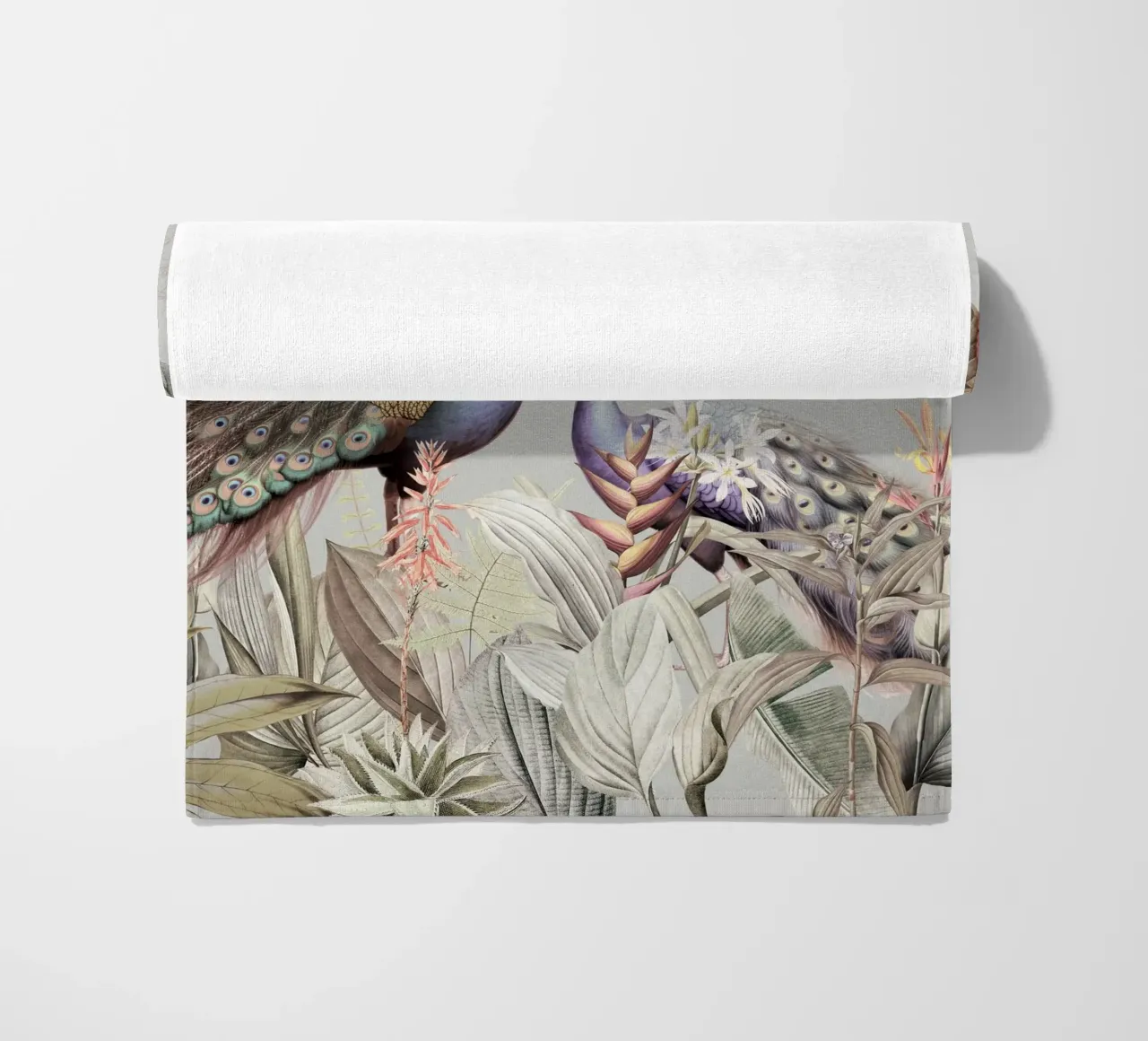 Piume esotiche in Paradiso 2 telo mare da Vintage World - Uta Naumann