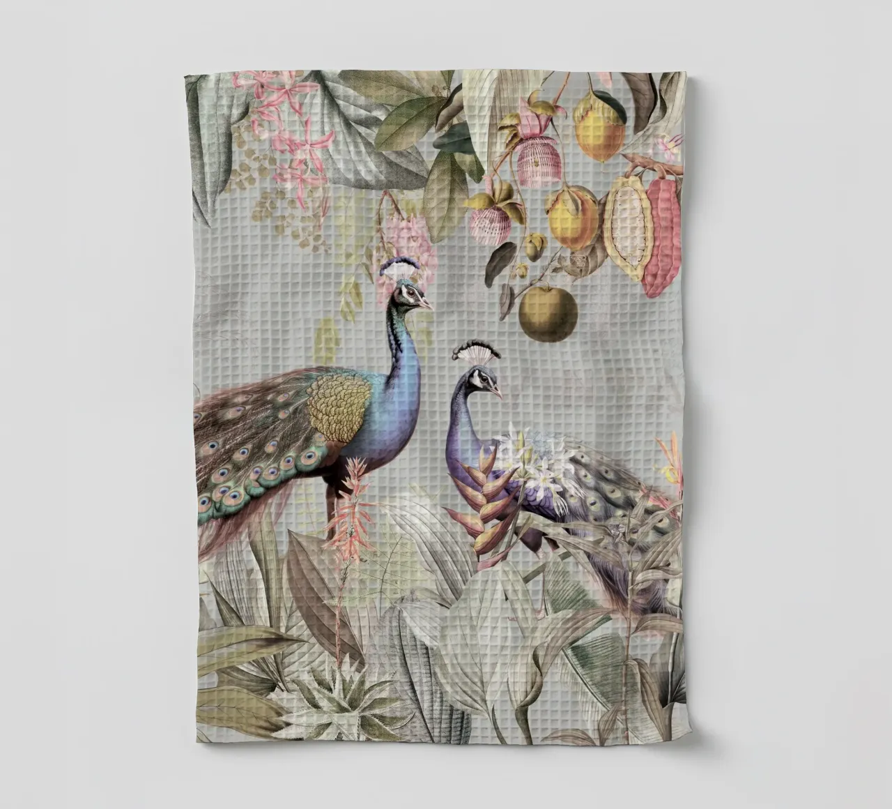 Piume esotiche in Paradiso 2 canovaccio da cucina da Vintage World - Uta Naumann