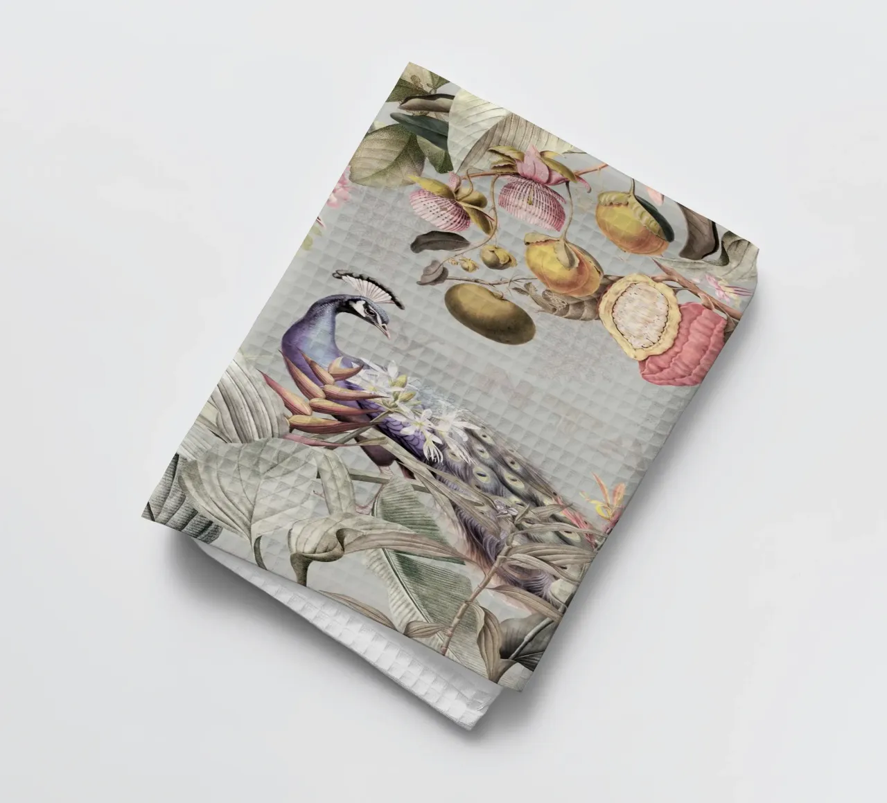 Piume esotiche in Paradiso 2 canovaccio da cucina da Vintage World - Uta Naumann