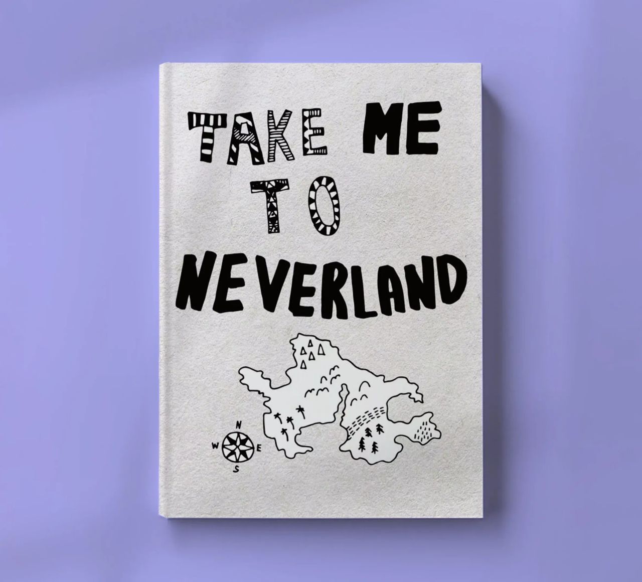 Take Me To Neverland notebook by Vasare Nar