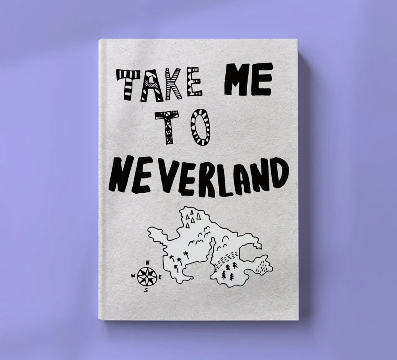 Take Me To Neverland Notizbuch von Vasare Nar