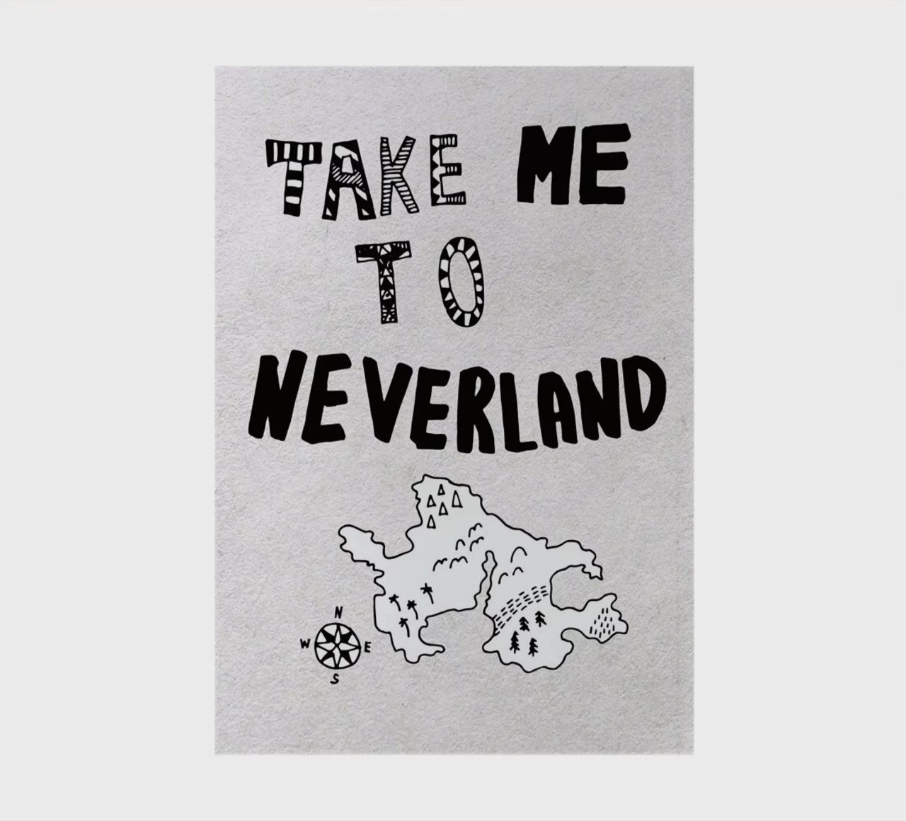 Take Me To Neverland notebook by Vasare Nar