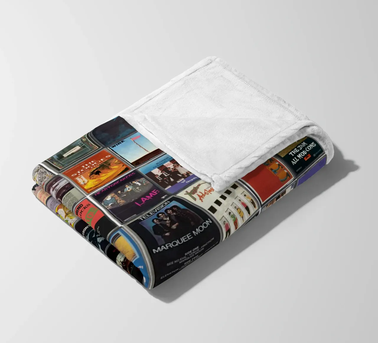 I più grandi album punk di tutti i tempi - Copertine di cassette vintage coperta in pile da MrMustardPrints