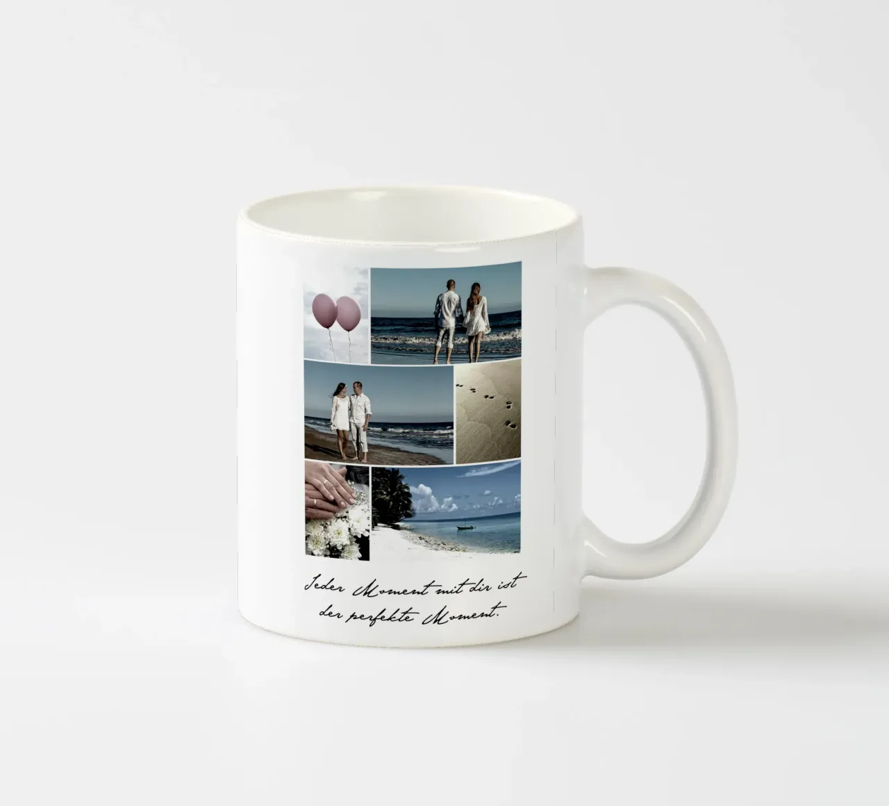 Jeder Moment tazza in ceramica da WORTSPIEL