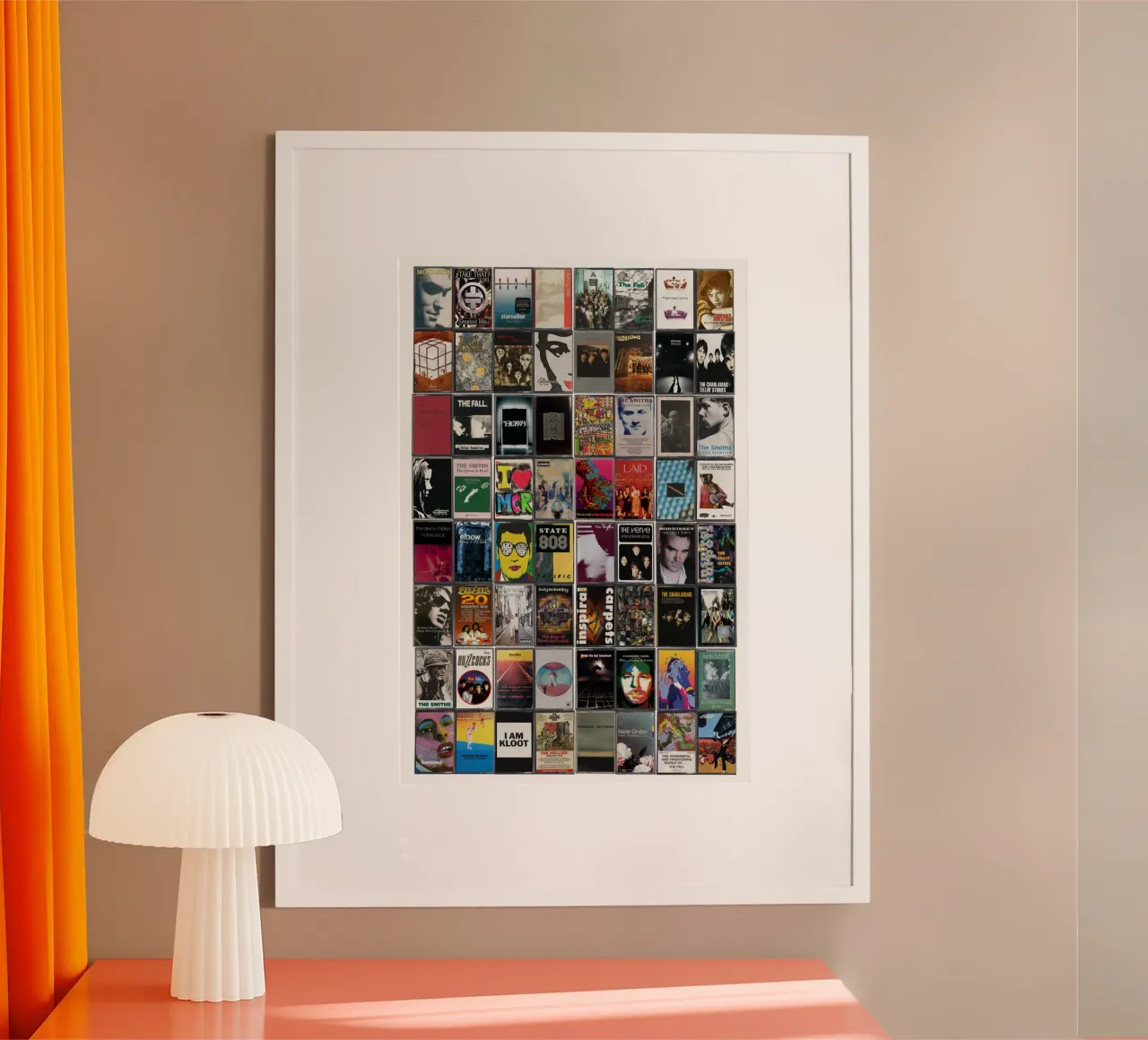 Manchester Music - Raccolta di cassette d'epoca carta hahnemühle da MrMustardPrints