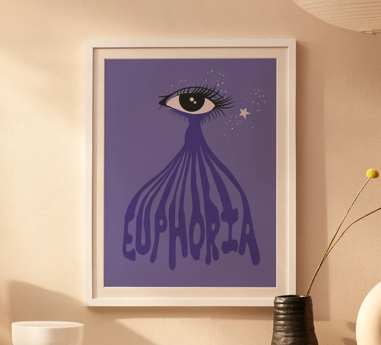 Euphoria poster con telaio in alluminio da 2toastdesign