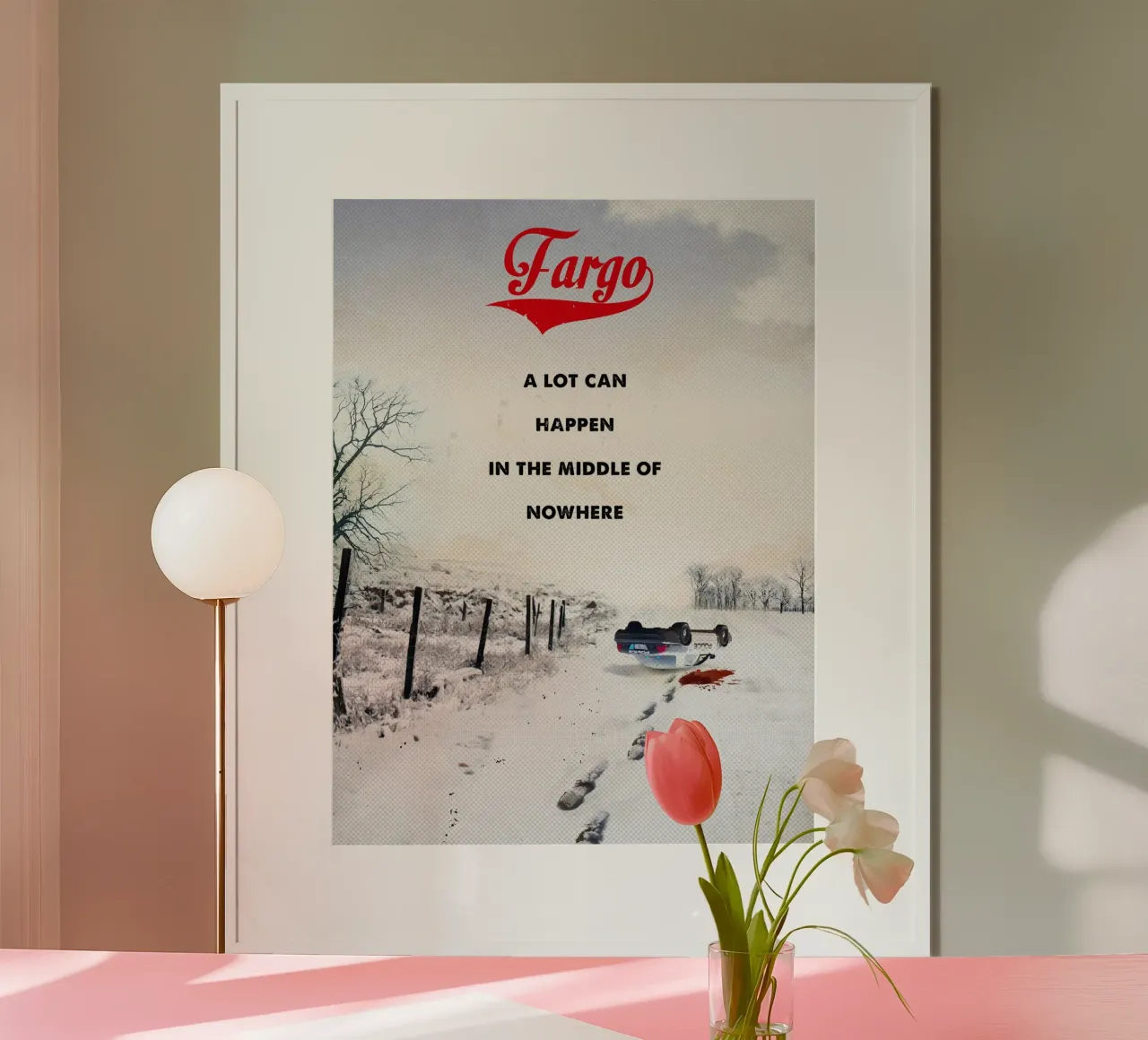 Fargo poster con telaio in alluminio da 2toastdesign