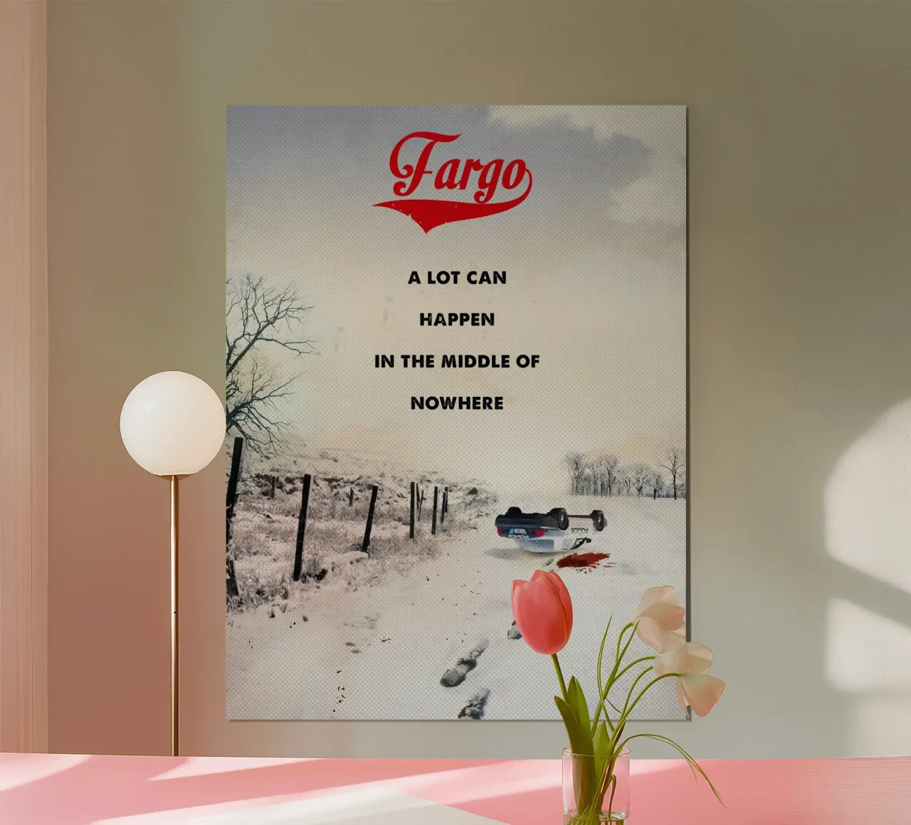Fargo poster con telaio in alluminio da 2toastdesign
