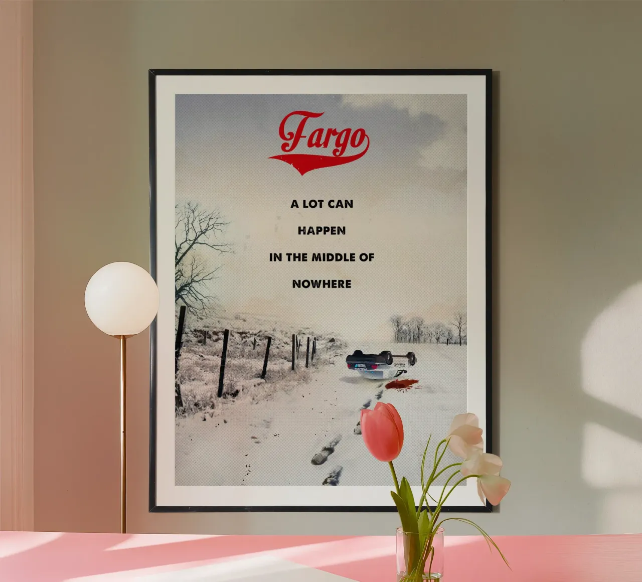 Fargo poster con telaio in alluminio da 2toastdesign