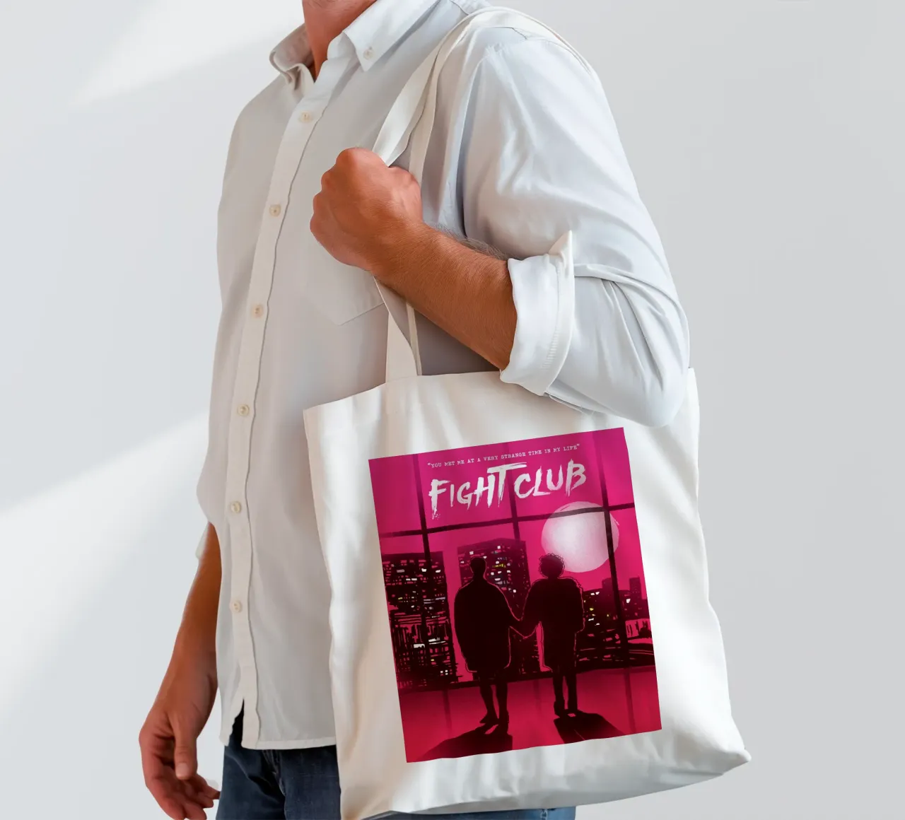Marla and Tyler borsa in juta da 2toastdesign