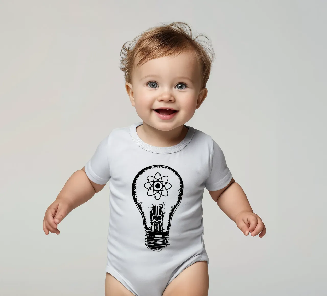 Idea scientifica sull'atomo body neonato maniche corte da Tobe Fonseca