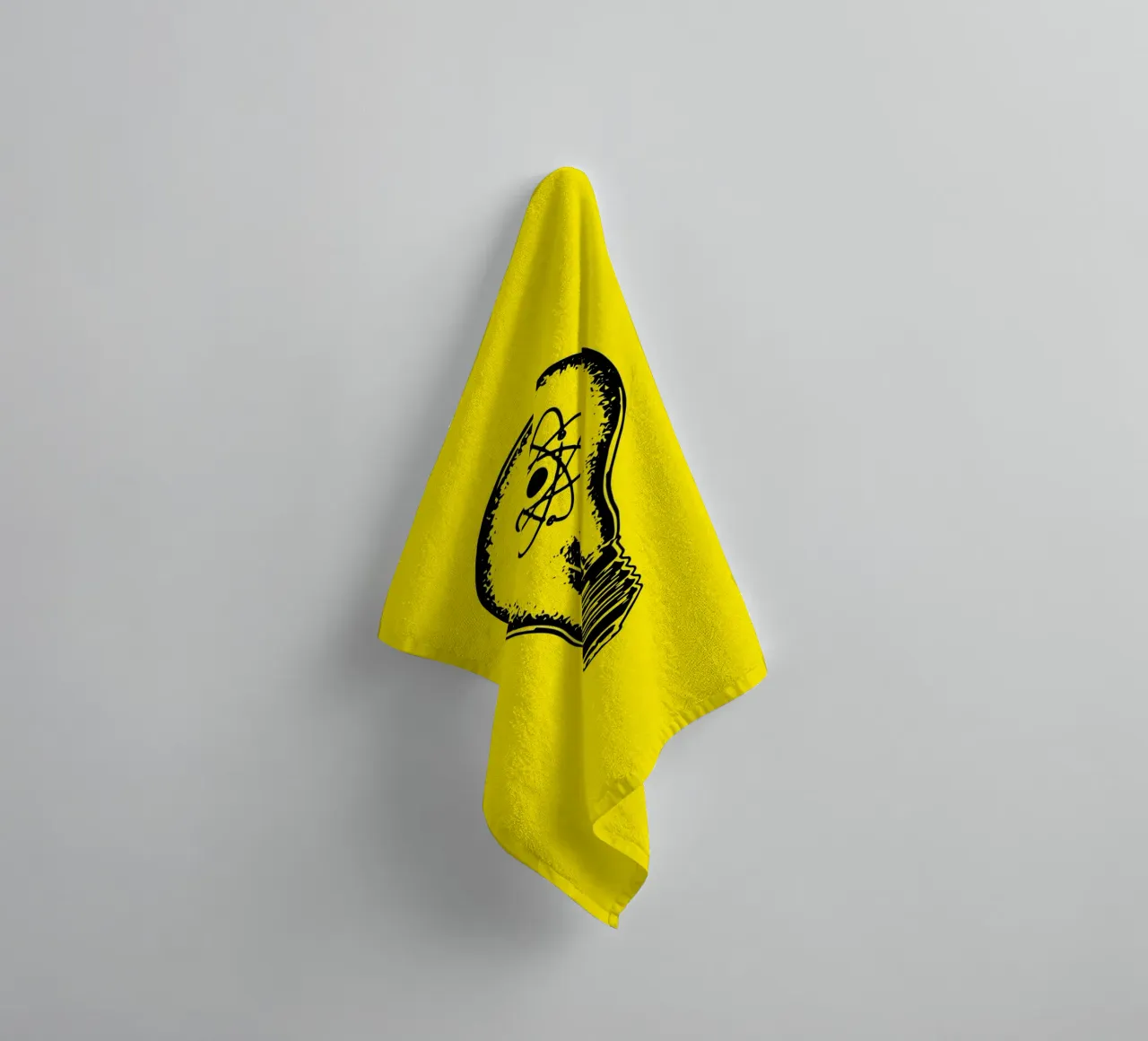 Atom Science Idea towel by Tobe Fonseca