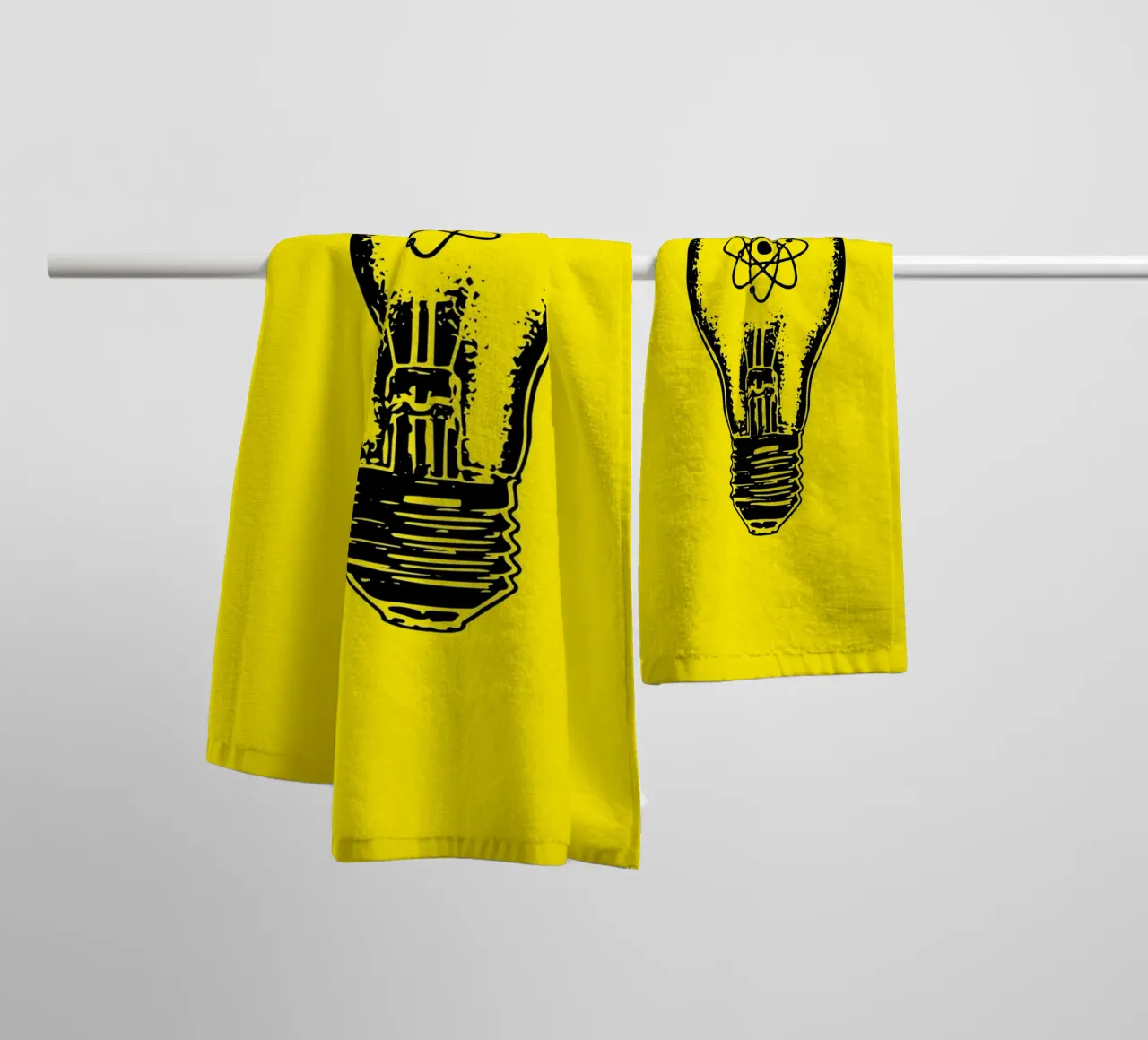 Atom Science Idea towel by Tobe Fonseca