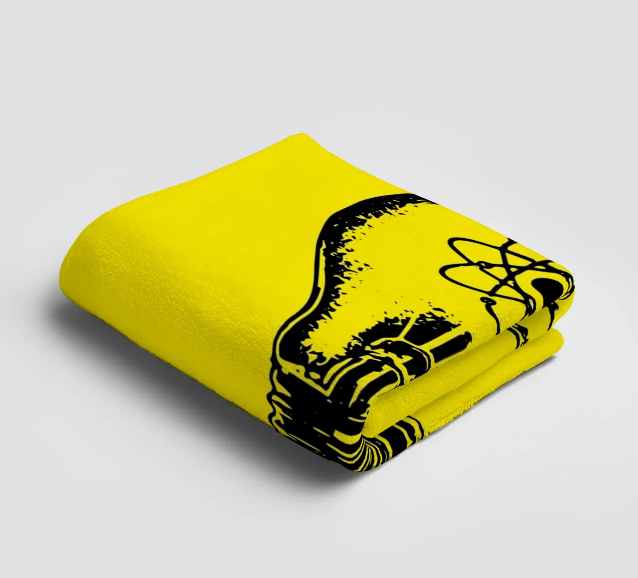 Atom Science Idea towel by Tobe Fonseca