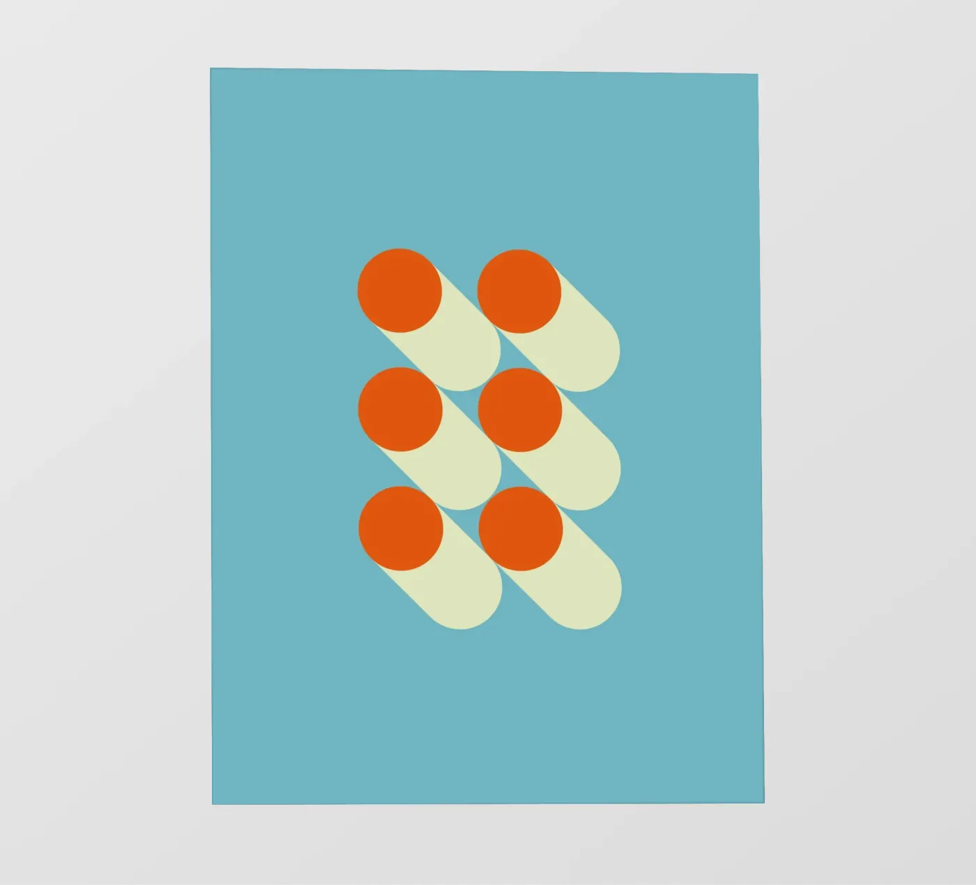 Geometrisch patroon fotobehang van Whole©