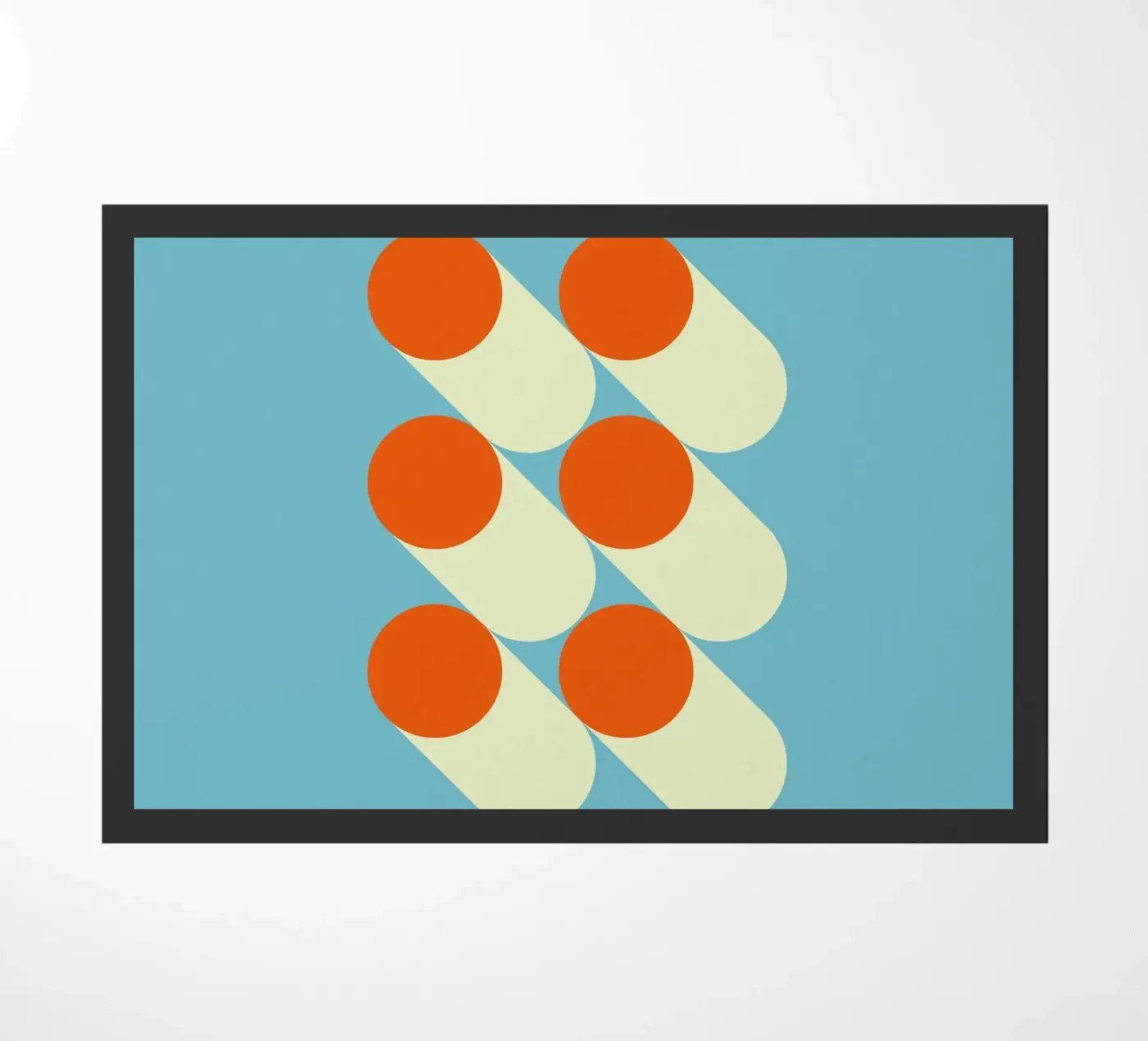 Retro geometric pattern zerbino da Whole©