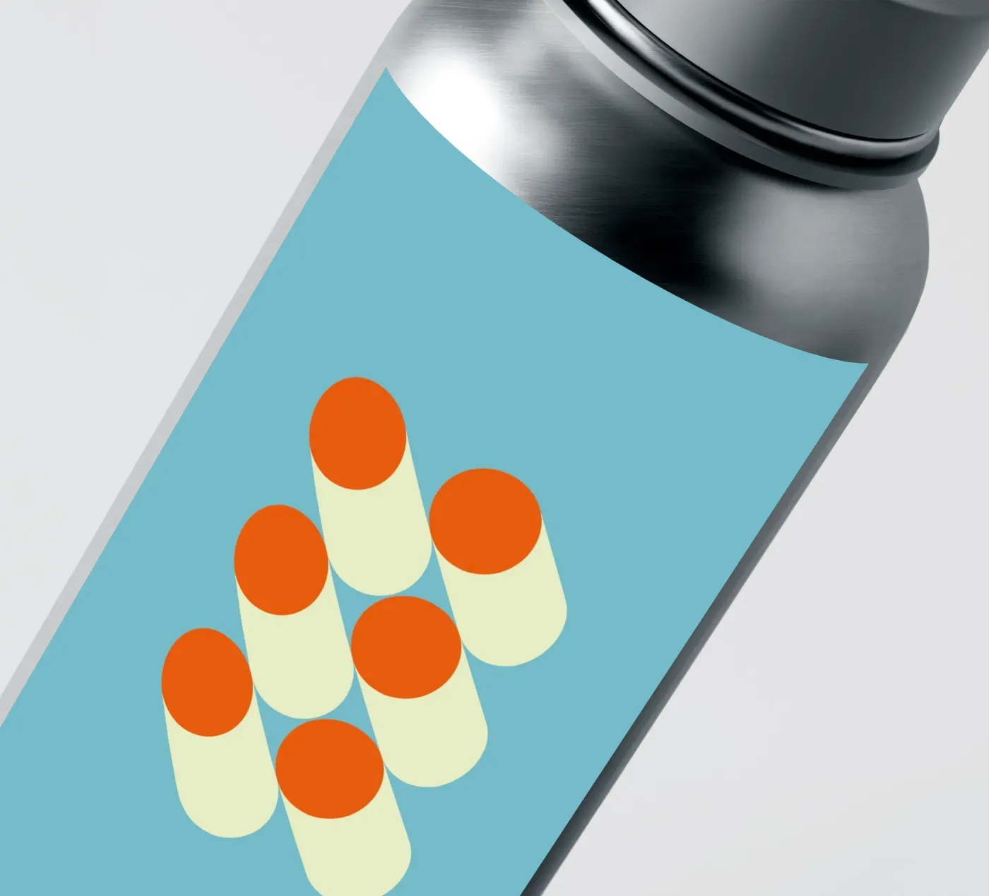Retro geometric pattern sticker by Whole©