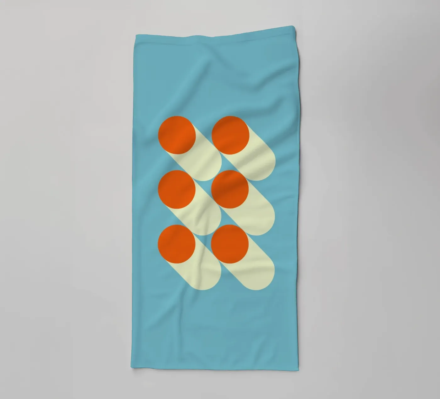 Retro Geometrisches Muster Handtuch von Whole©