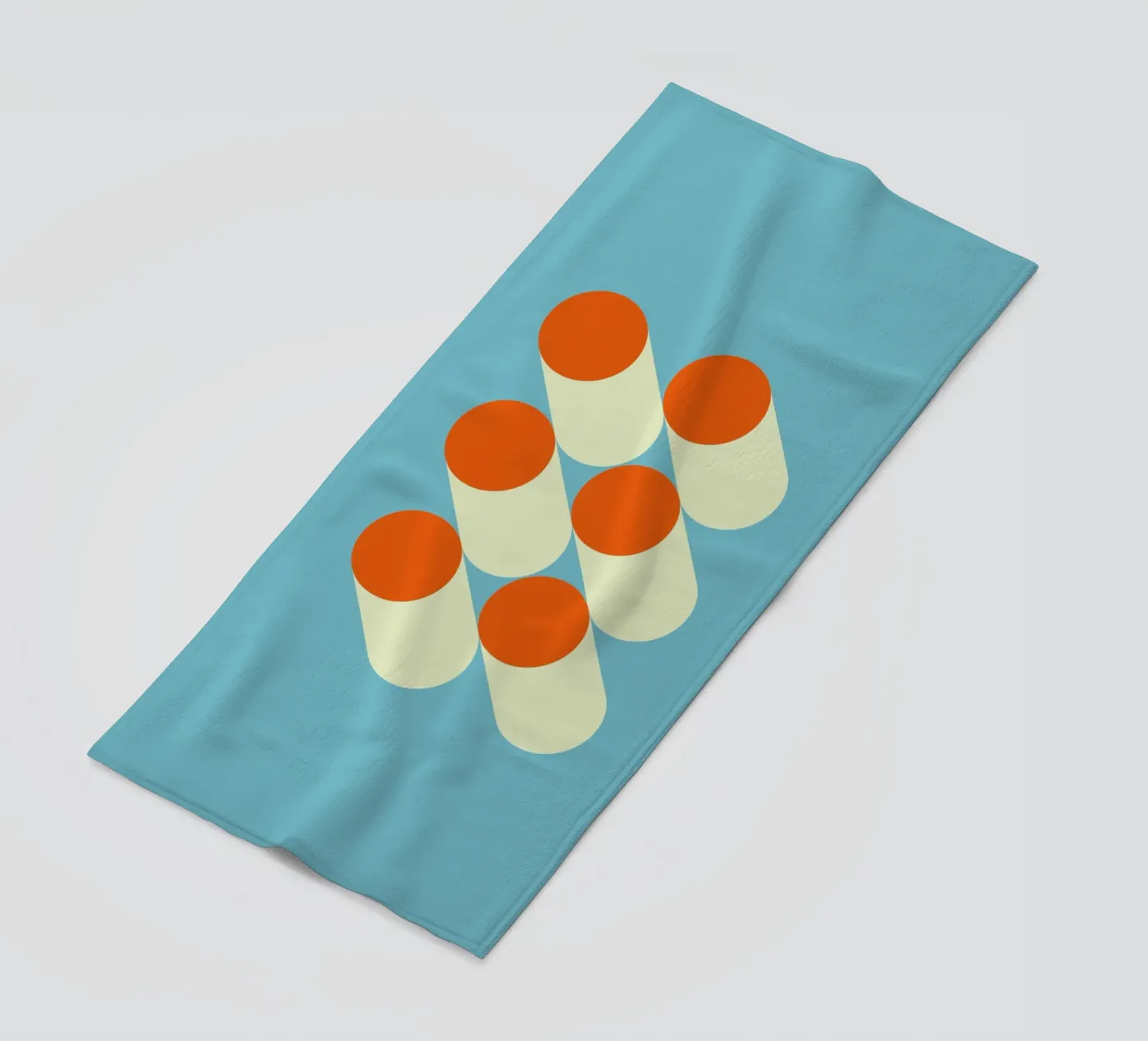 Retro geometric pattern telo mare da Whole©