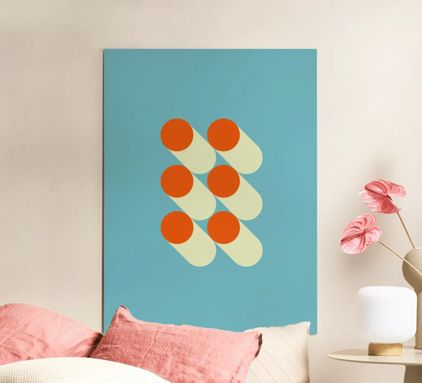 Retro geometric pattern poster da Whole©