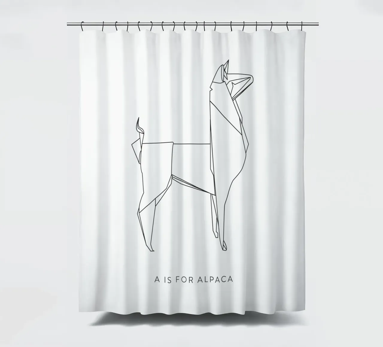 A shower curtain by Julia Marquardt-Lott
