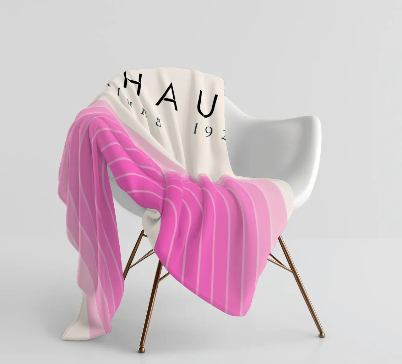 Bauhaus design retrò coperta in pile da Whole©