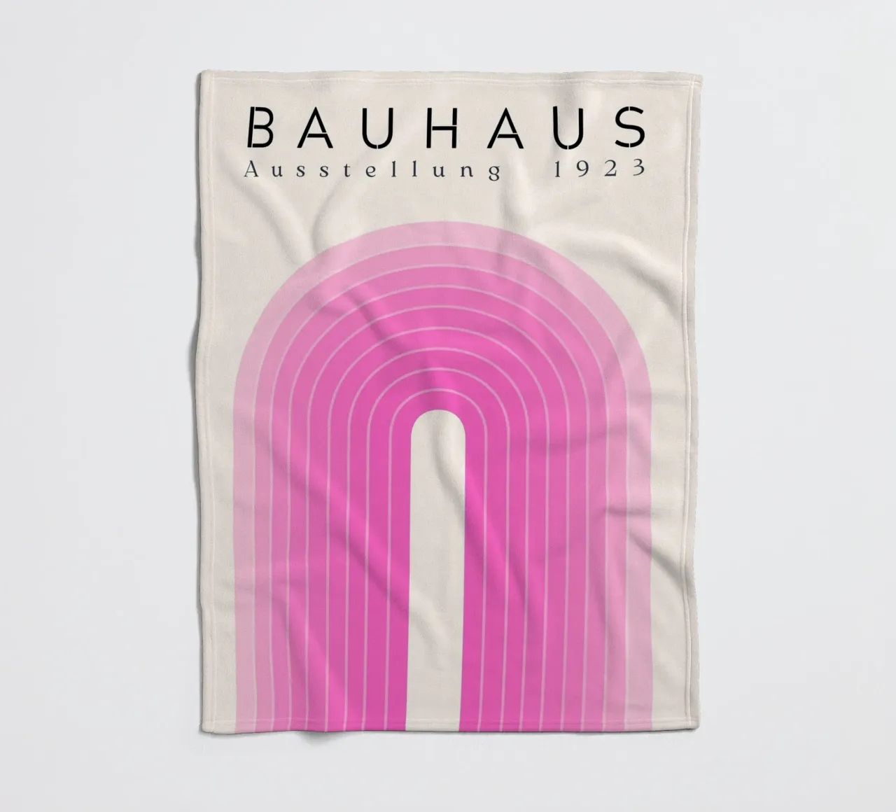 Bauhaus design retrò coperta in pile da Whole©