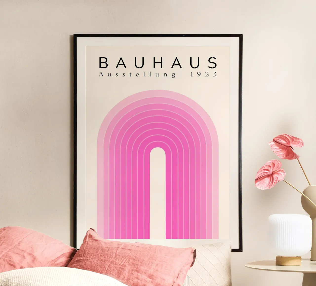 Bauhaus retro design poster de Whole©