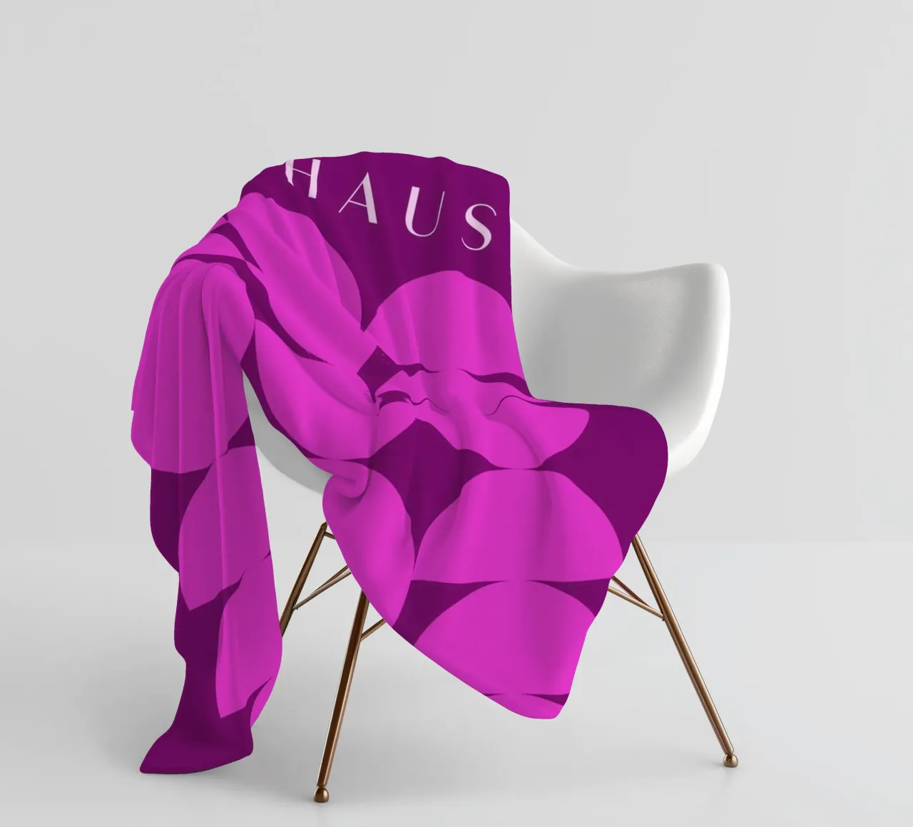 Bauhaus Geometry Poster fleece blanket by Whole©