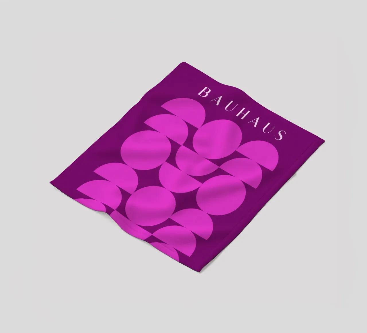Bauhaus Geometry Poster fleece blanket by Whole©