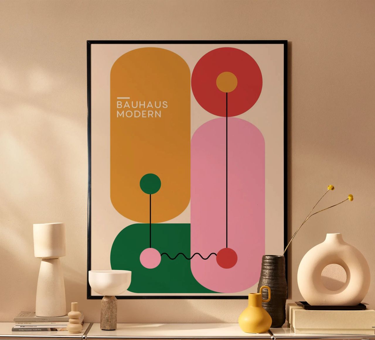 Bauhaus Modern Art Poster von Whole©