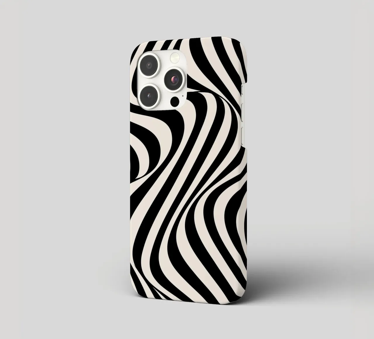 Bauhaus wave pattern art iphone case by Whole©