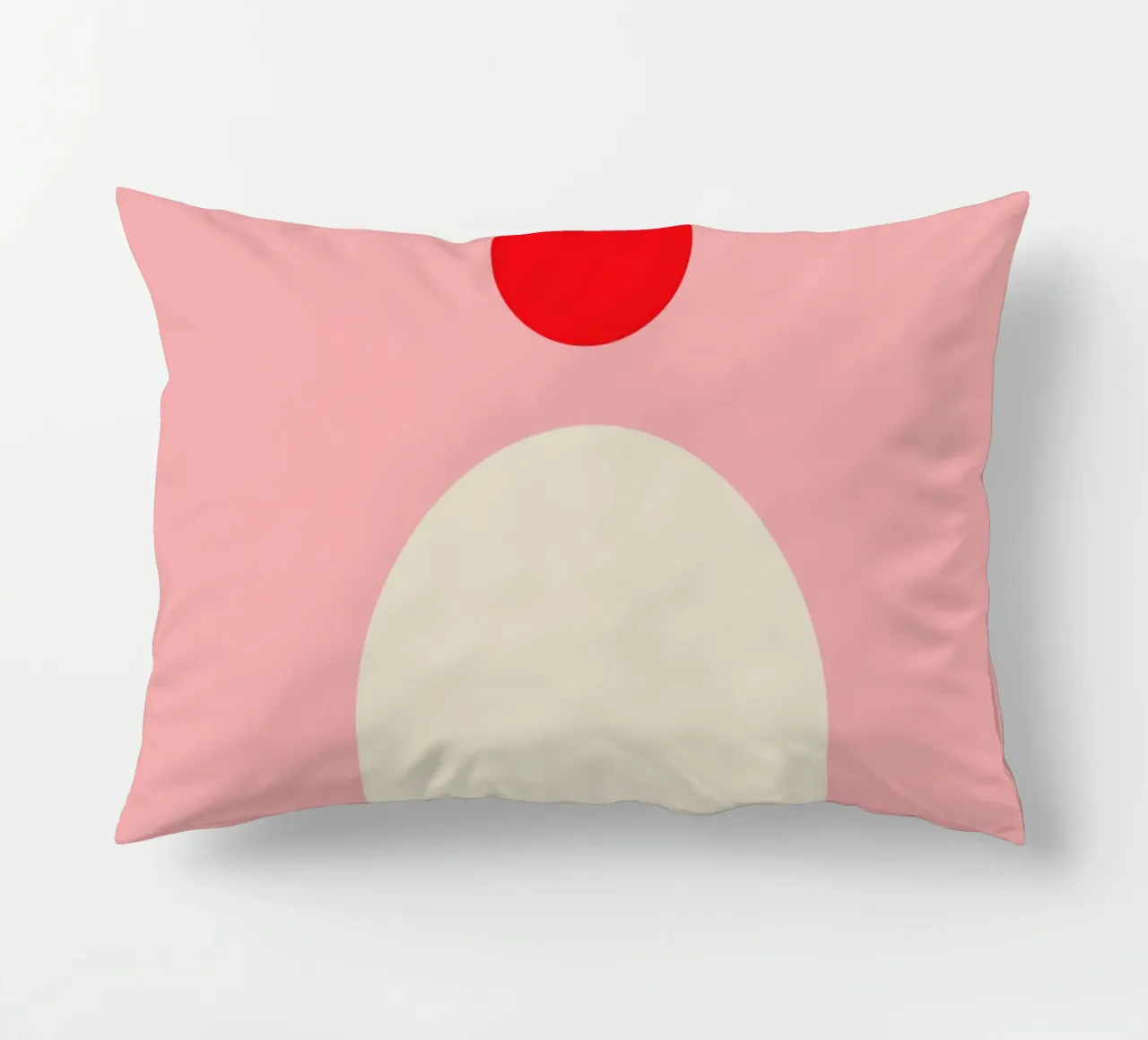 Bauhaus Minimal Rosso cuscino da Whole©