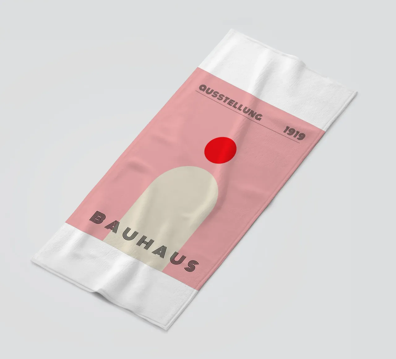Bauhaus Minimal Rosso telo mare da Whole©