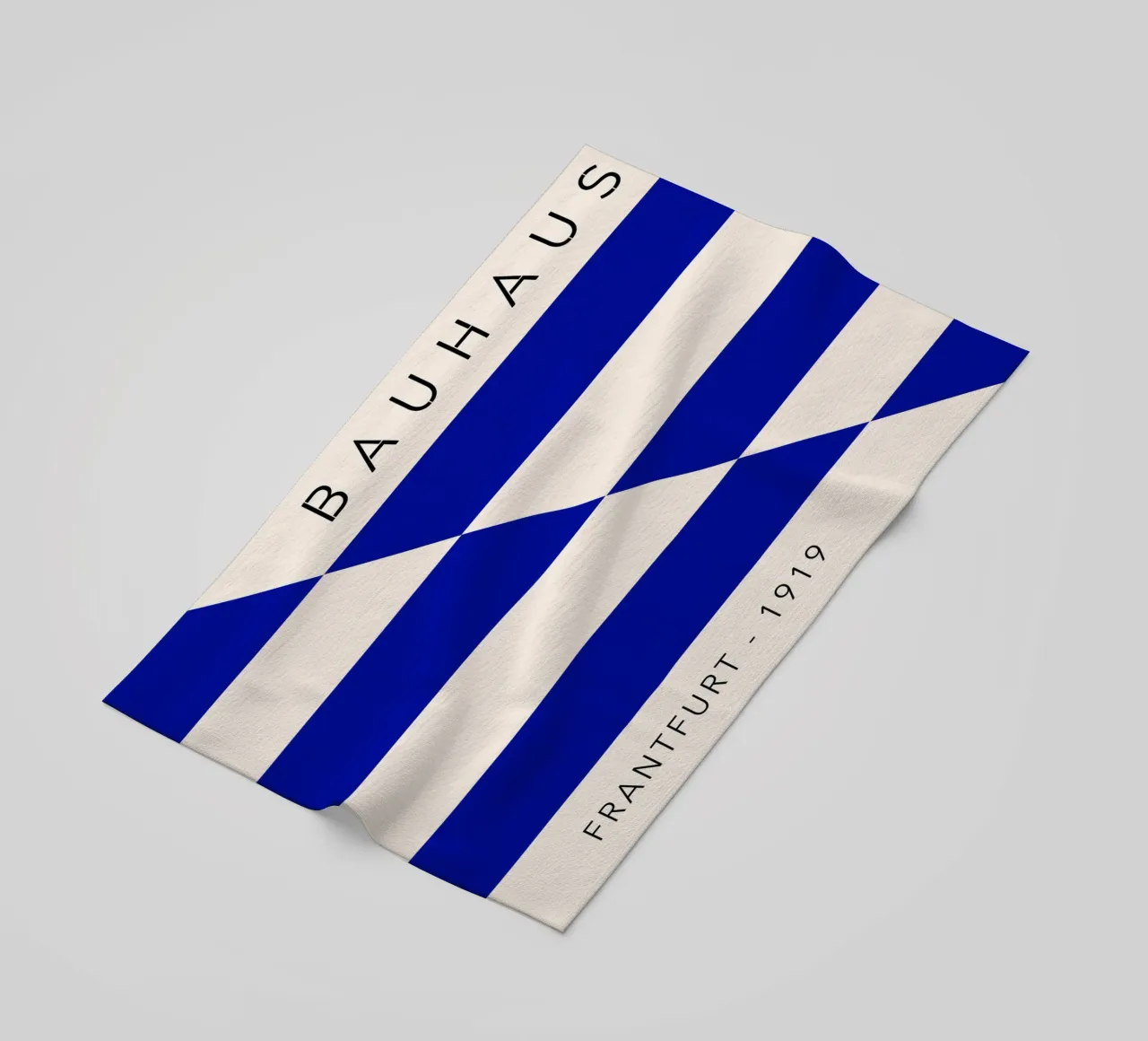 Bauhaus a strisce blu telo mare da Whole©