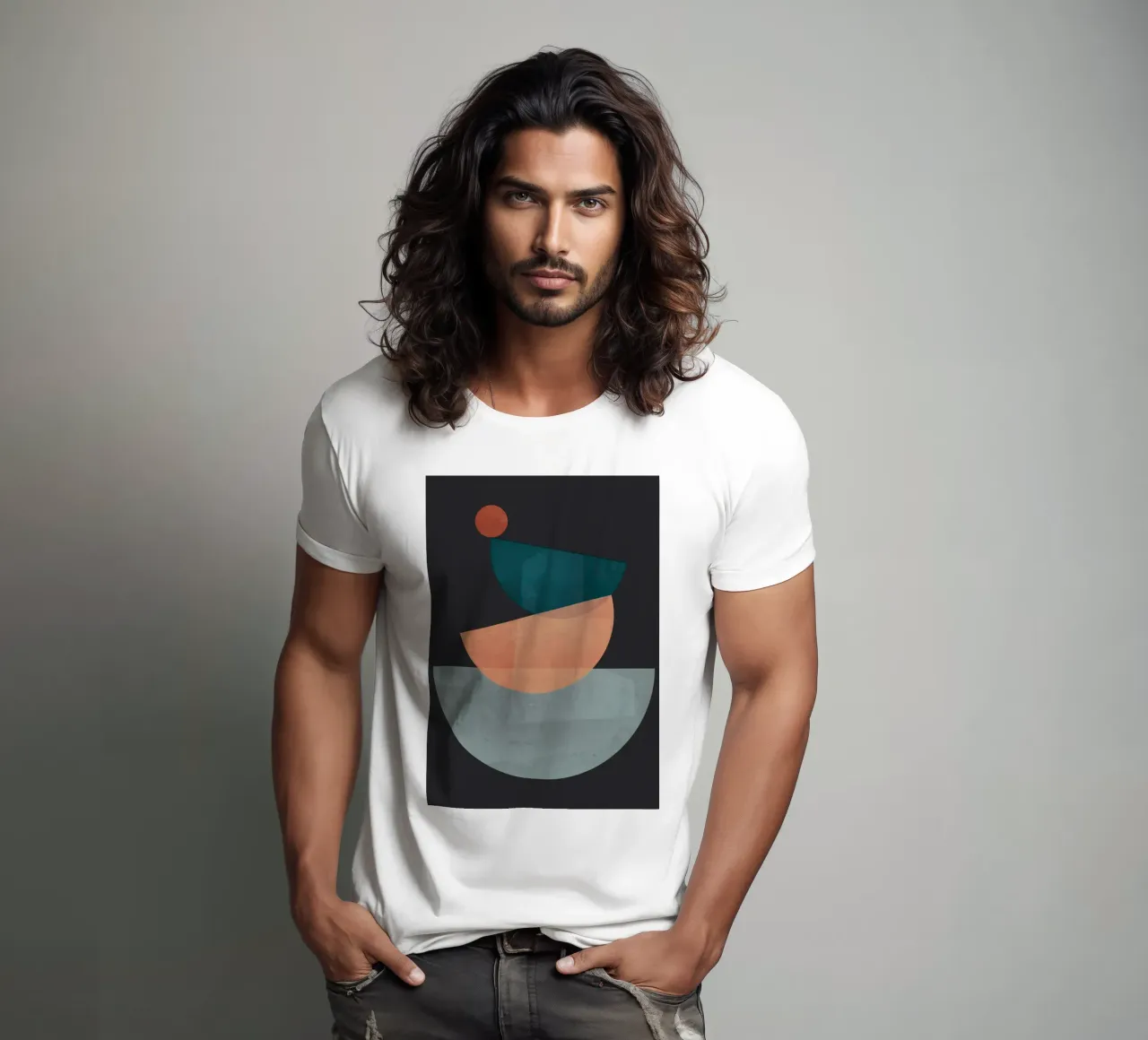 Modern Abstract Art 14 t-shirt by ThingDesign