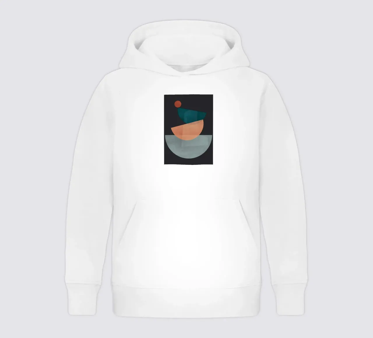 Modern Abstract Art 14 kids hoodie by ThingDesign