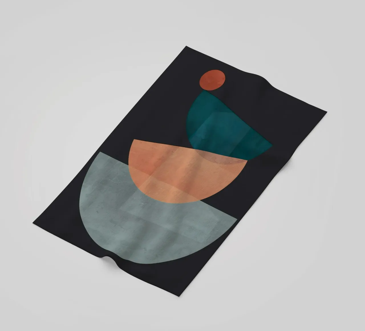 Moderne abstracte kunst 14 strandhanddoek van ThingDesign