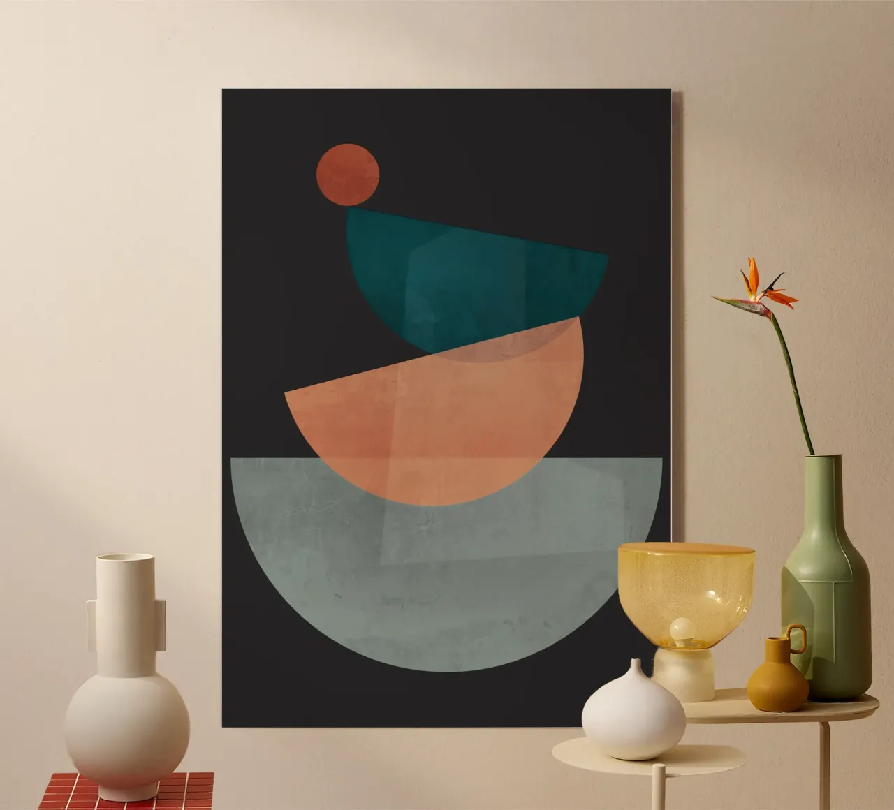 Moderne abstrakte Kunst 14 Acryl-Glas von ThingDesign