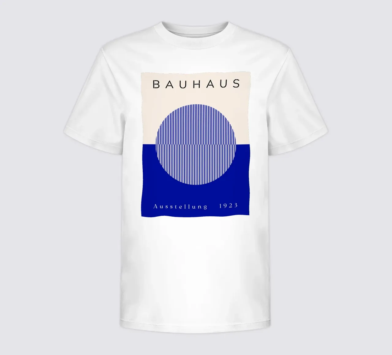 Bauhaus circles blue kids t-shirt by Whole©