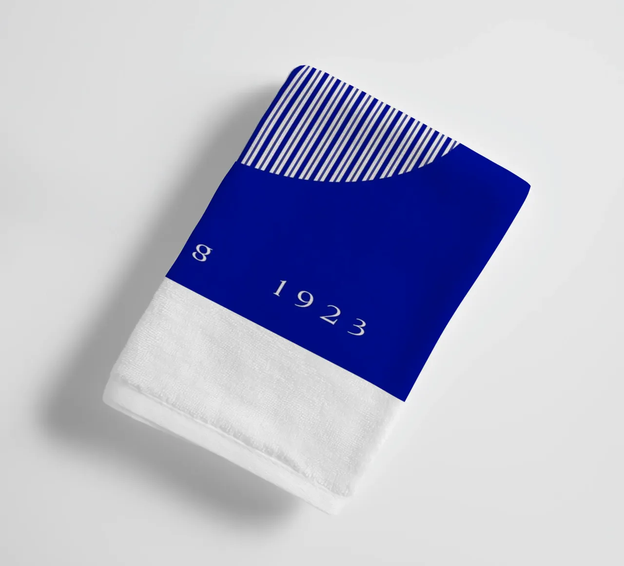 Cerchi Bauhaus blu asciugamano da bagno da Whole©